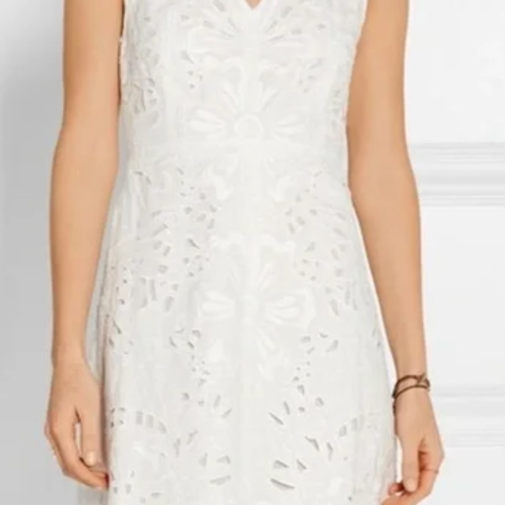 Theory White Linen Dress - NWT Size 4